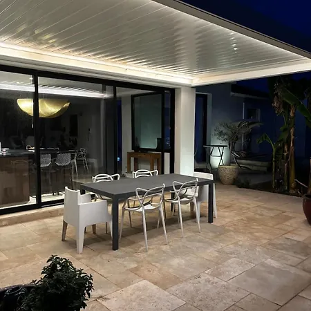 Ostalblanc Belle Contemporaine Avec Piscine Villa Villeneuve-lès-Béziers