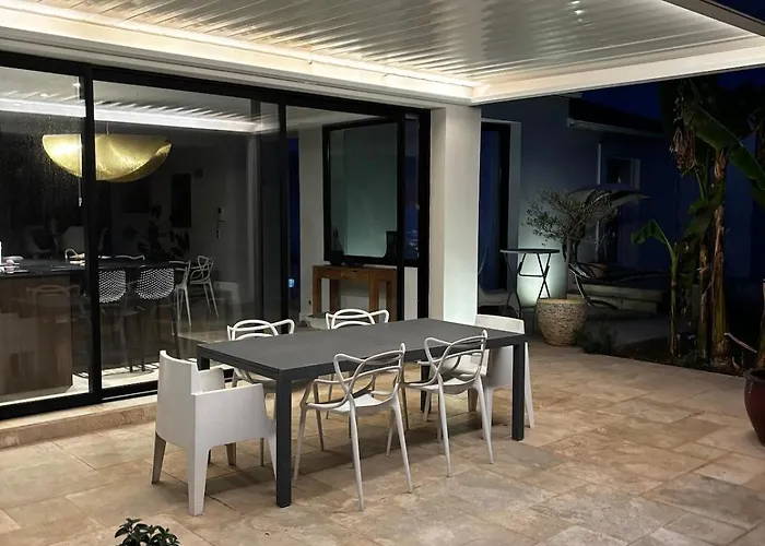 Ostalblanc Belle Contemporaine Avec Piscine Villa Villeneuve-lès-Béziers