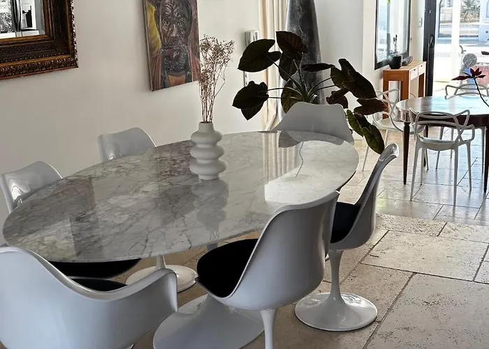 Ostalblanc Belle Contemporaine Avec Piscine Villa Villeneuve-lès-Béziers